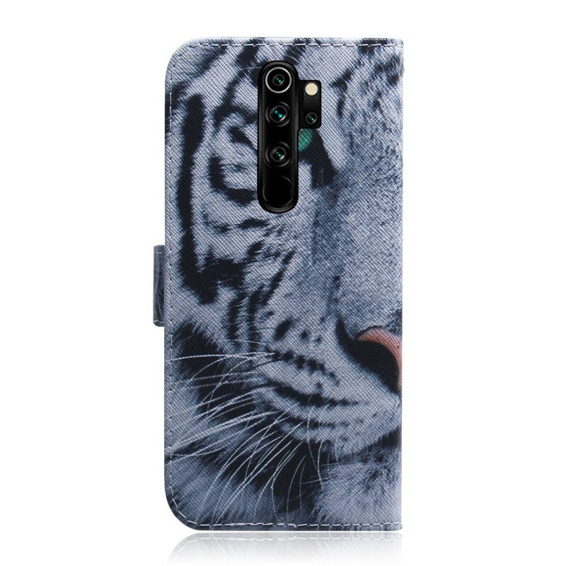 Nahkakotelo Xiaomi Redmi Note 8 Pro Tiger Face