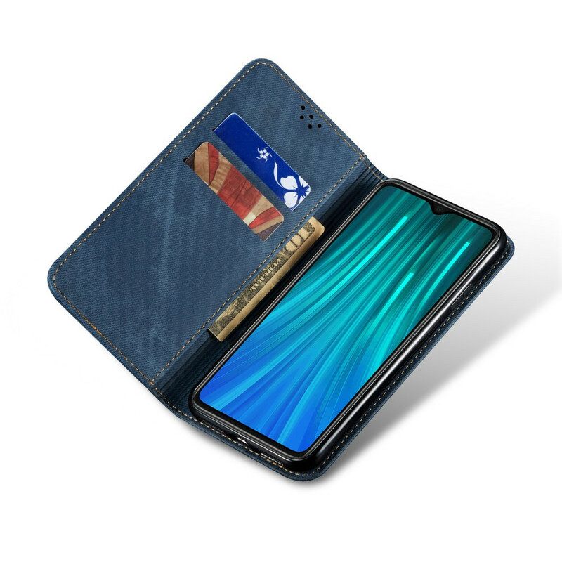 Puhelinkuoret Xiaomi Redmi Note 8 Pro Kotelot Flip Denim Kangas