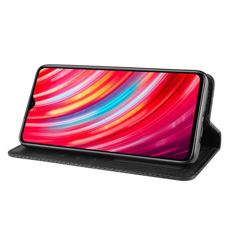 Puhelinkuoret Xiaomi Redmi Note 8 Pro Kotelot Flip Tyylitelty Vintage-nahkaefekti