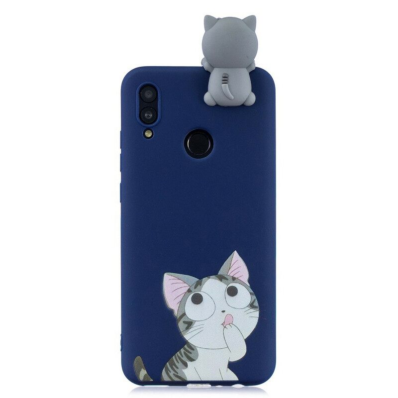 Case Huawei P Smart 2019 / Honor 10 Lite Cat Thinker 3d