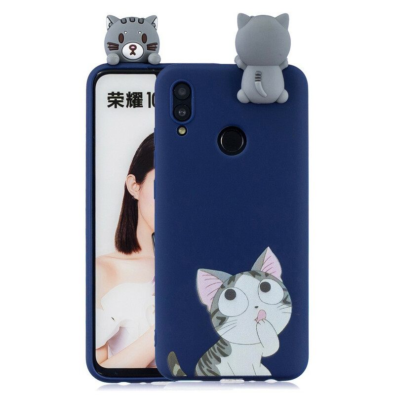 Case Huawei P Smart 2019 / Honor 10 Lite Cat Thinker 3d