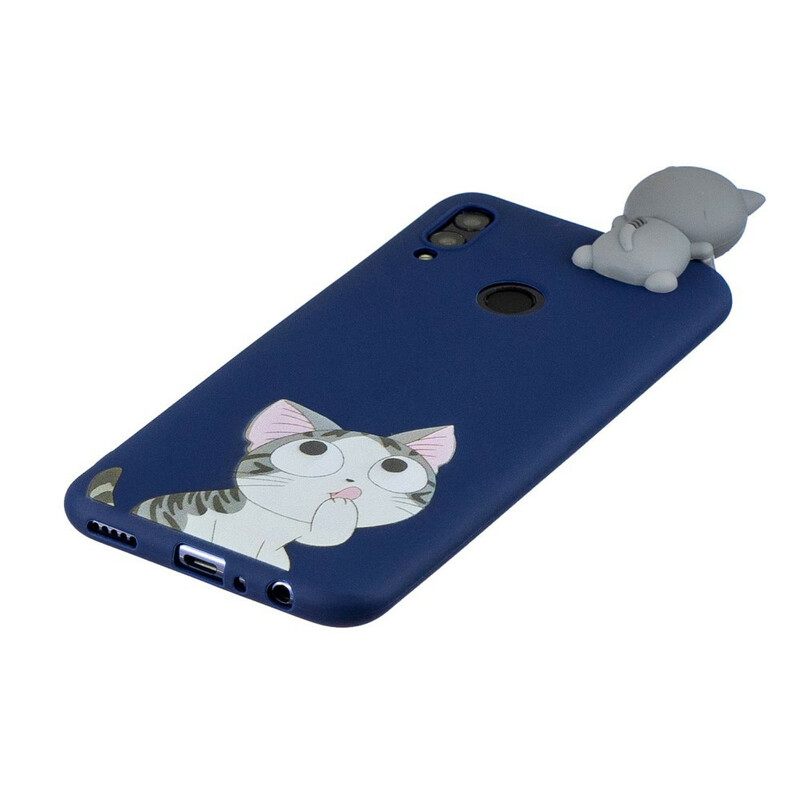 Case Huawei P Smart 2019 / Honor 10 Lite Cat Thinker 3d