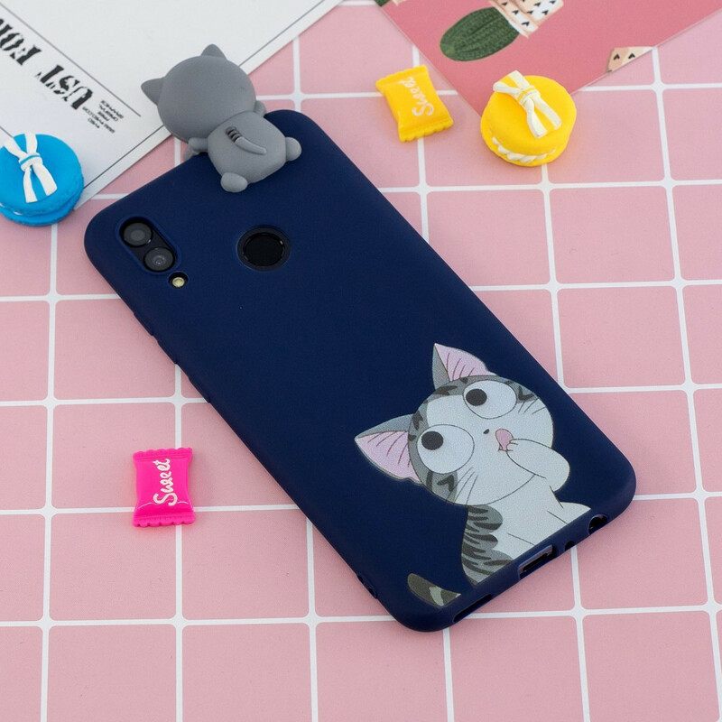 Case Huawei P Smart 2019 / Honor 10 Lite Cat Thinker 3d