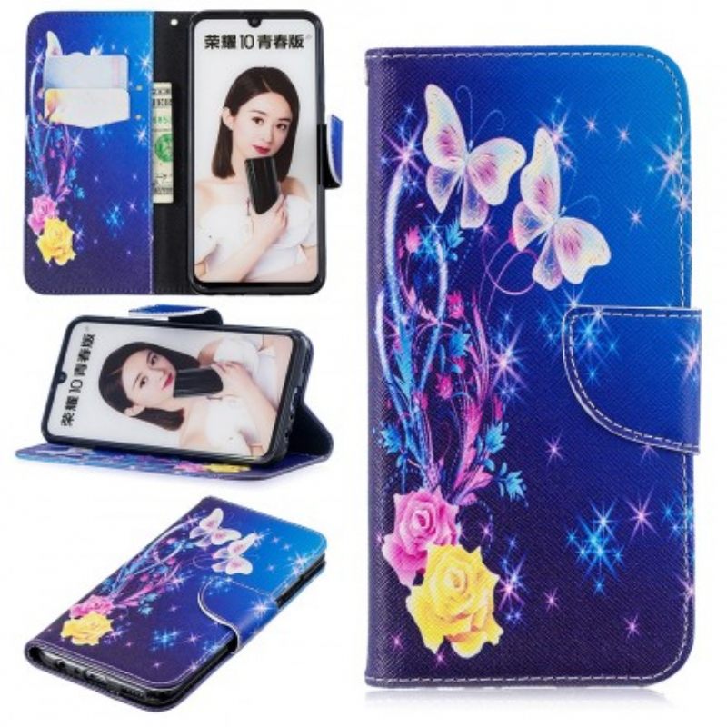 Kotelot Huawei P Smart 2019 / Honor 10 Lite Butterflies In The Night