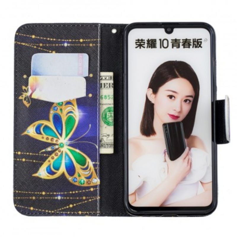 Kotelot Huawei P Smart 2019 / Honor 10 Lite Magic Butterfly