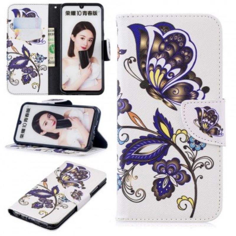 Kotelot Huawei P Smart 2019 / Honor 10 Lite Tattoo Butterfly