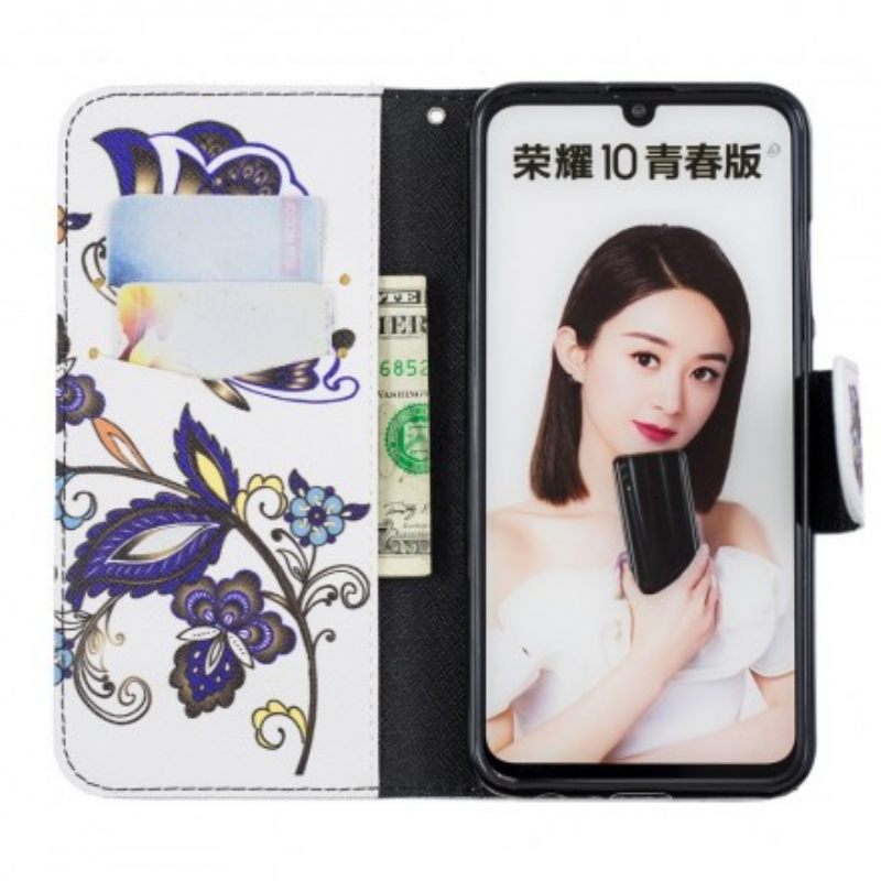 Kotelot Huawei P Smart 2019 / Honor 10 Lite Tattoo Butterfly