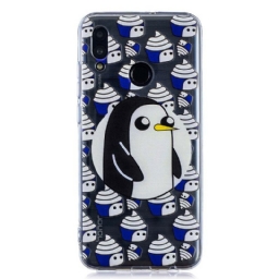 Kuori Huawei P Smart 2019 / Honor 10 Lite Transparent Penguins