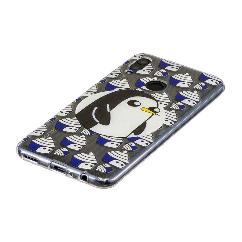 Kuori Huawei P Smart 2019 / Honor 10 Lite Transparent Penguins