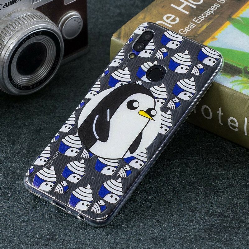 Kuori Huawei P Smart 2019 / Honor 10 Lite Transparent Penguins