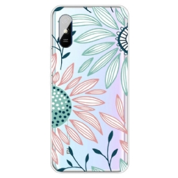 Case Xiaomi Redmi 9A Läpinäkyvä Yksi Kukka