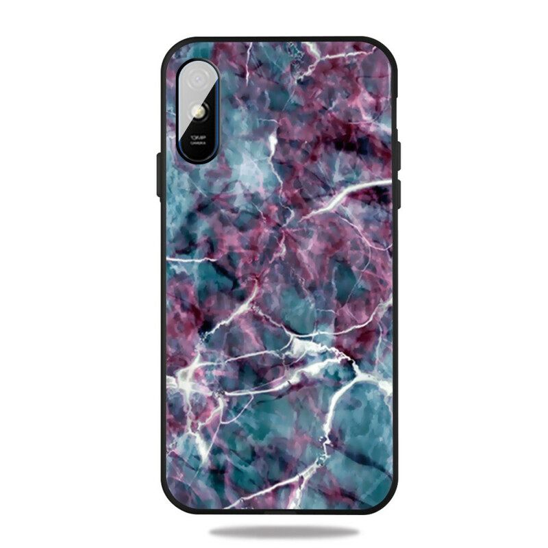 Case Xiaomi Redmi 9A Purple Marble