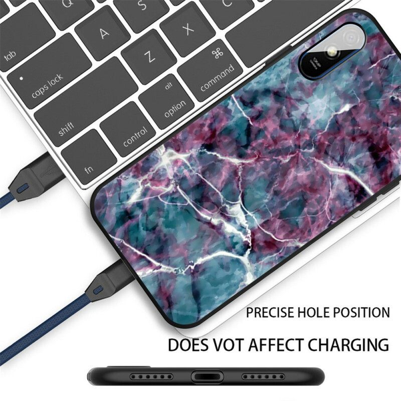 Case Xiaomi Redmi 9A Purple Marble