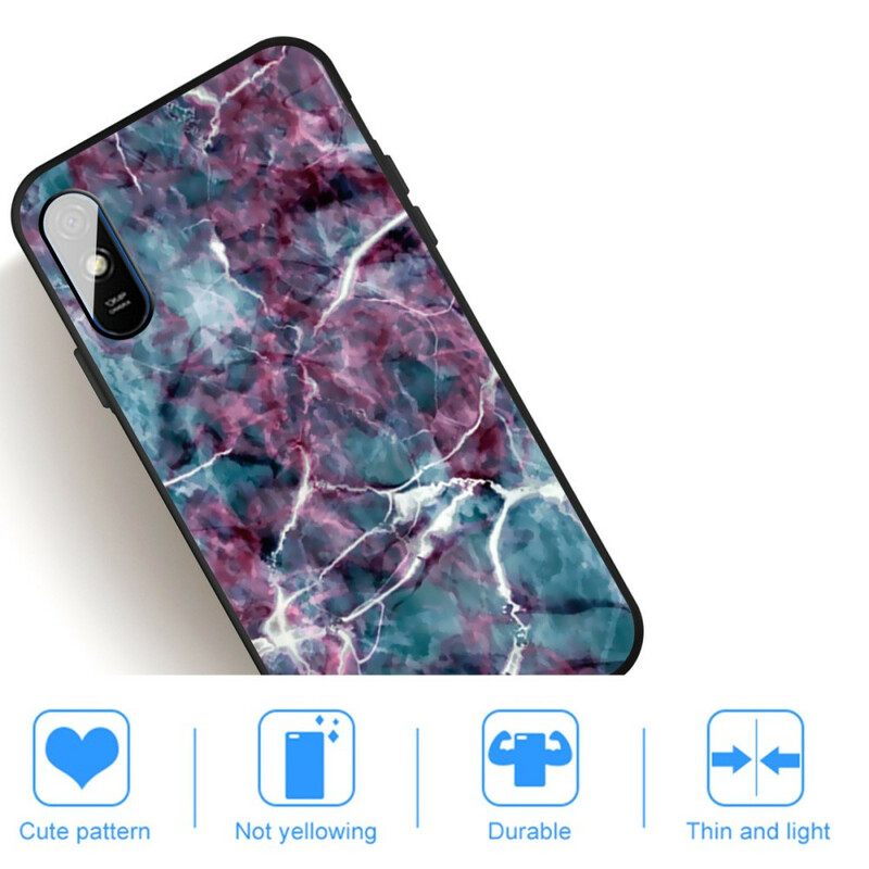 Case Xiaomi Redmi 9A Purple Marble