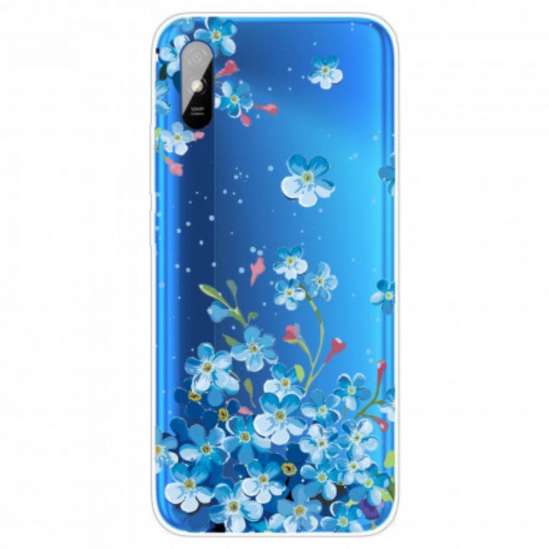 Case Xiaomi Redmi 9A Sinikukkakimppu