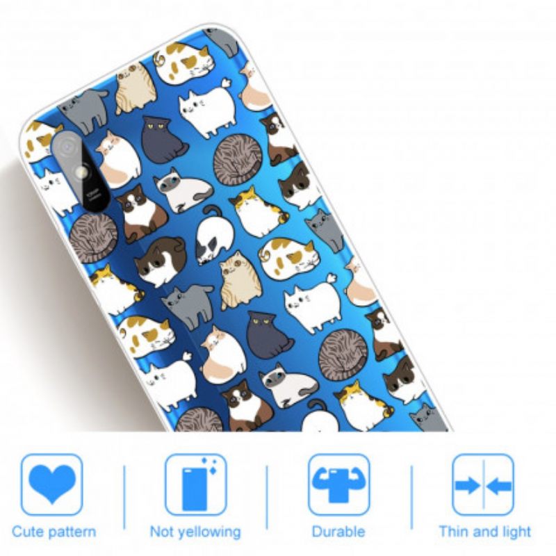 Case Xiaomi Redmi 9A Top Cats