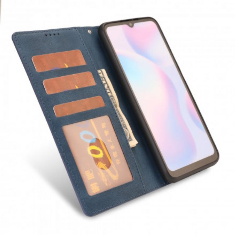 Kotelot Xiaomi Redmi 9A Nahkatehoste Mattapinta