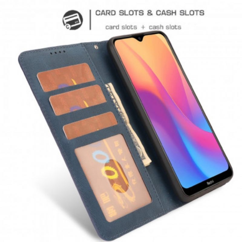 Kotelot Xiaomi Redmi 9A Nahkatehoste Mattapinta