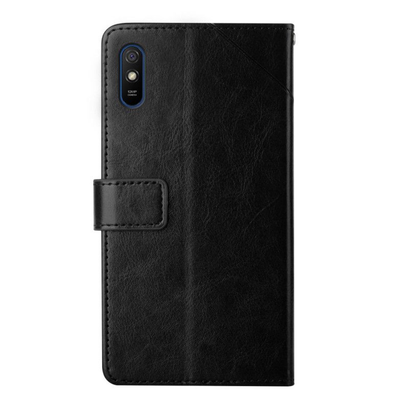 Kotelot Xiaomi Redmi 9A Style Leather Geo Y Design