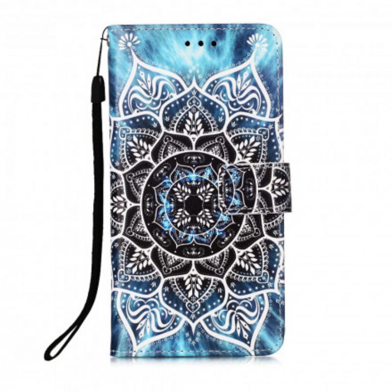 Kotelot Xiaomi Redmi 9A Suojaketju Kuori Black Strappy Mandala