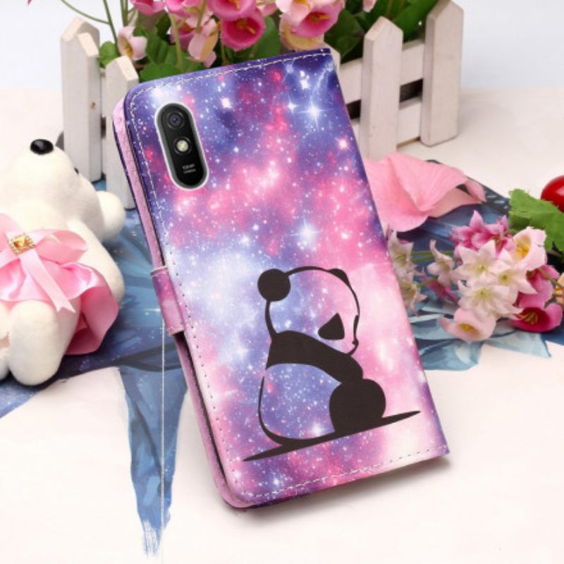 Kotelot Xiaomi Redmi 9A Suojaketju Kuori Musings Panda Kaulanauhalla