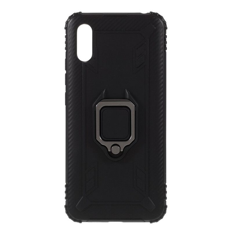 Kuori Xiaomi Redmi 9A Ring Style Carbon Fiber