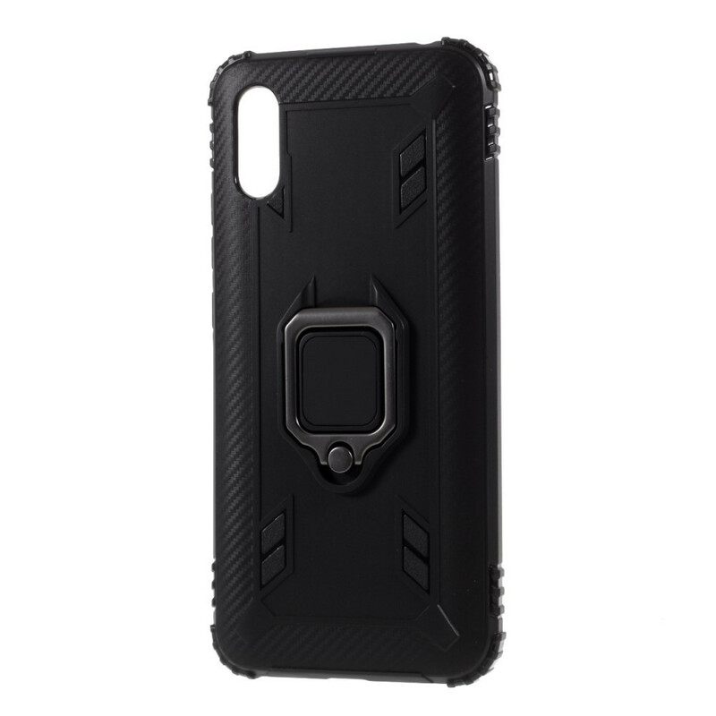 Kuori Xiaomi Redmi 9A Ring Style Carbon Fiber