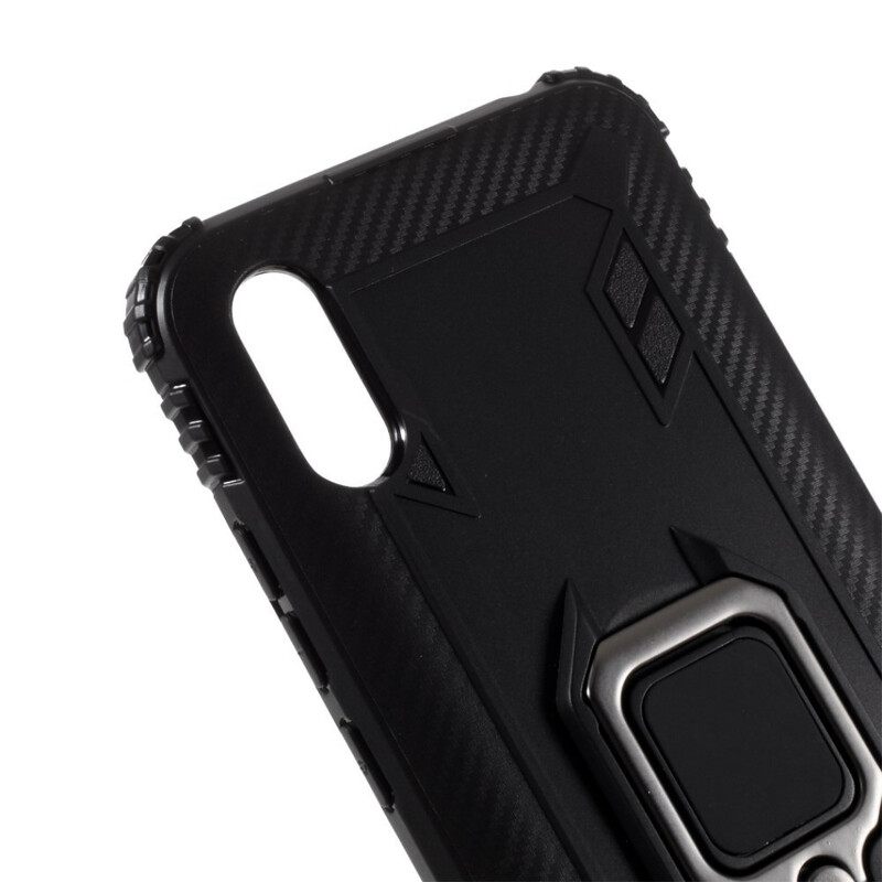 Kuori Xiaomi Redmi 9A Ring Style Carbon Fiber