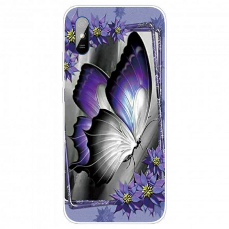 Kuori Xiaomi Redmi 9A Royal Butterfly