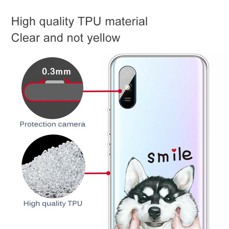 Kuori Xiaomi Redmi 9A Smile Dog