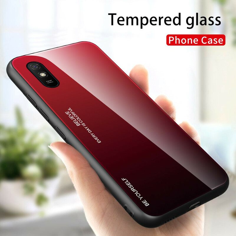 Kuori Xiaomi Redmi 9A Tempered Glass Ole Oma Itsesi