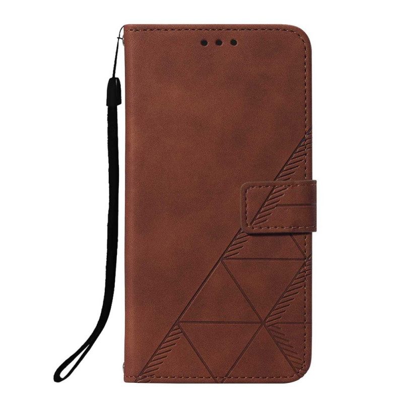 Nahkakotelo Xiaomi Redmi 9A Pyramid Leather Effect