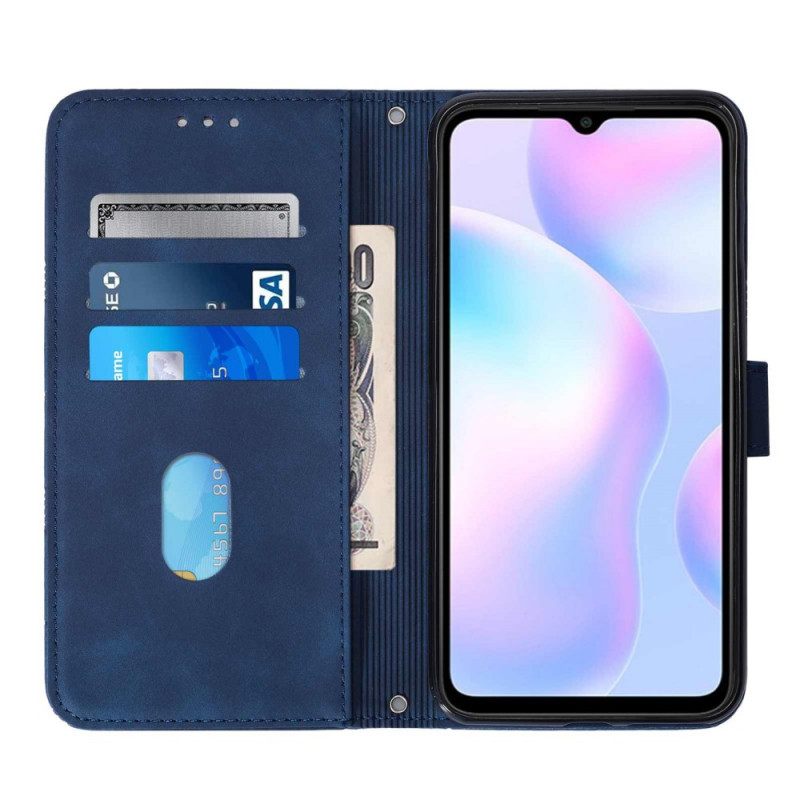 Nahkakotelo Xiaomi Redmi 9A Pyramid Leather Effect