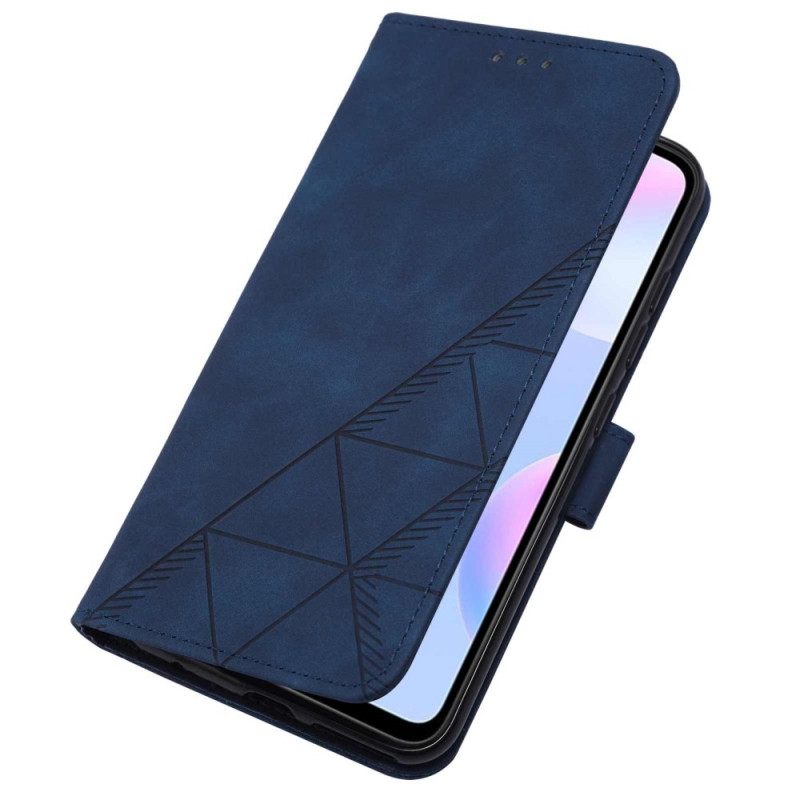 Nahkakotelo Xiaomi Redmi 9A Pyramid Leather Effect