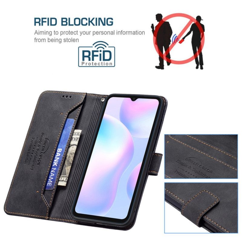 Nahkakotelo Xiaomi Redmi 9A Rfid Binfen Color