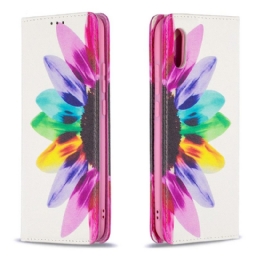 Puhelinkuoret Xiaomi Redmi 9A Kotelot Flip Flower Watercolour