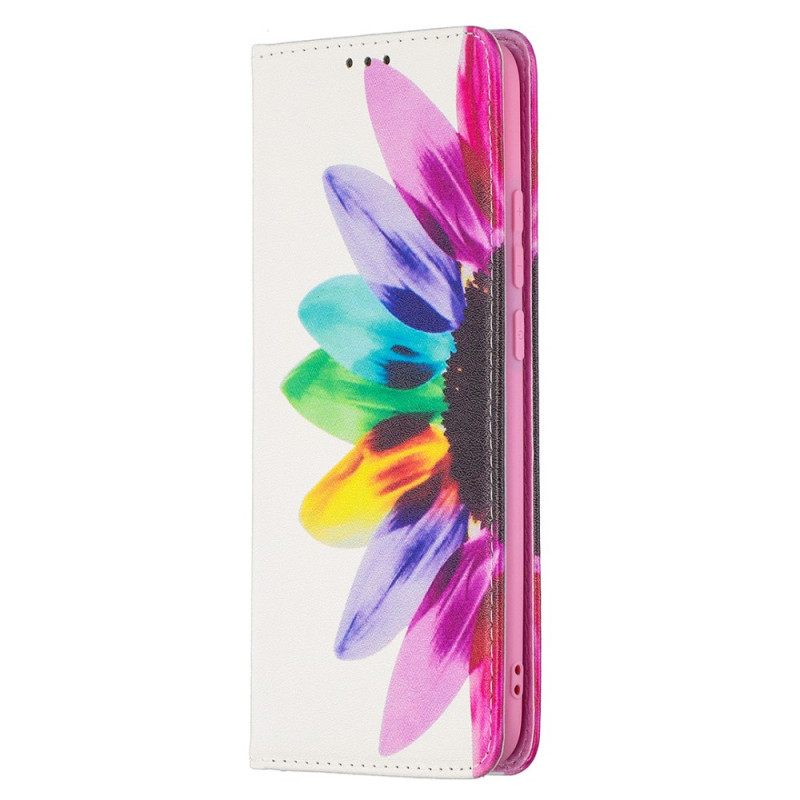 Puhelinkuoret Xiaomi Redmi 9A Kotelot Flip Flower Watercolour