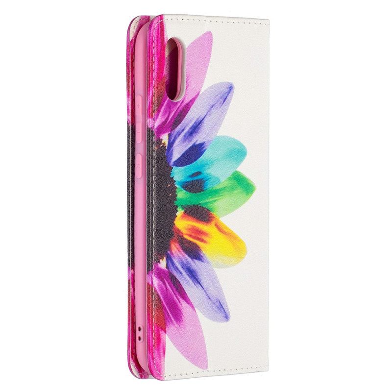 Puhelinkuoret Xiaomi Redmi 9A Kotelot Flip Flower Watercolour