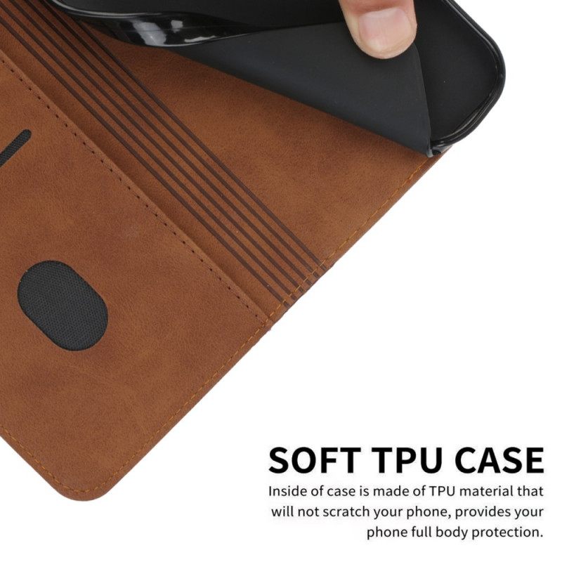 Puhelinkuoret Xiaomi Redmi 9A Kotelot Flip Geo Leather Effect