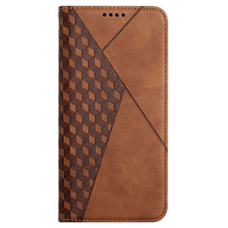 Puhelinkuoret Xiaomi Redmi 9A Kotelot Flip Geo Leather Effect