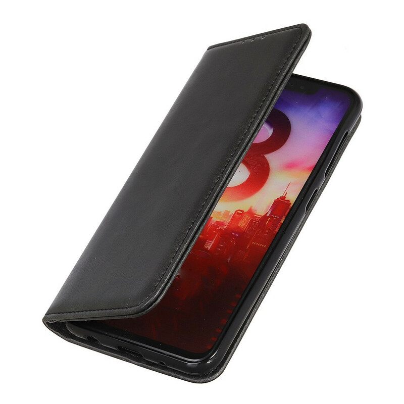 Puhelinkuoret Xiaomi Redmi 9A Kotelot Flip Haljasnahka