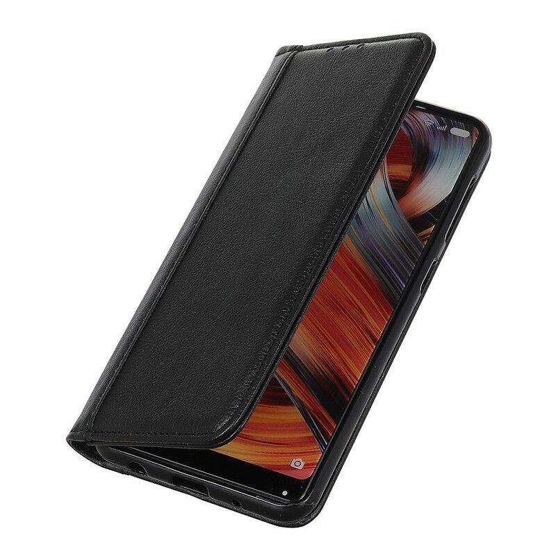 Puhelinkuoret Xiaomi Redmi 9A Kotelot Flip Split Litchi Nahkaversio