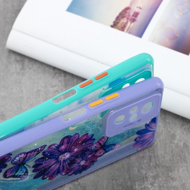 Case Xiaomi Redmi Note 10 Pro Floral Butterfly Hybridi