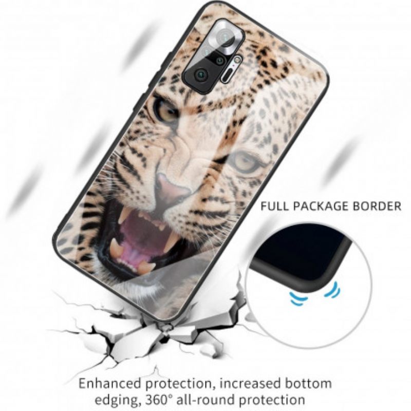 Case Xiaomi Redmi Note 10 Pro Leopard Tempered Glass