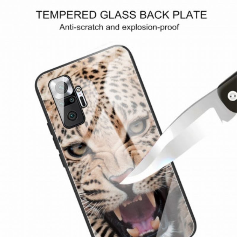 Case Xiaomi Redmi Note 10 Pro Leopard Tempered Glass