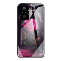 Case Xiaomi Redmi Note 10 Pro Magic Pink Tempered Glass