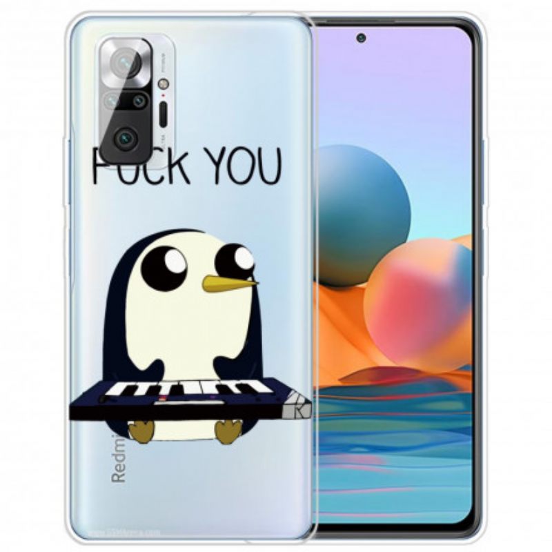 Case Xiaomi Redmi Note 10 Pro Penguin Haista Vittuun