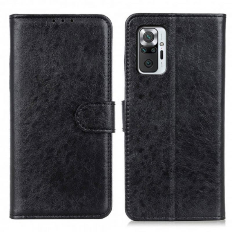 Flip Case Xiaomi Redmi Note 10 Pro Teksturoitu Keinonahka