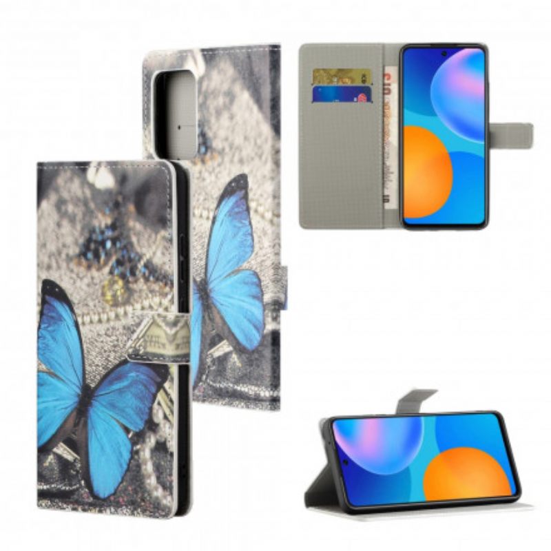 Kotelot Xiaomi Redmi Note 10 Pro Blue Butterfly