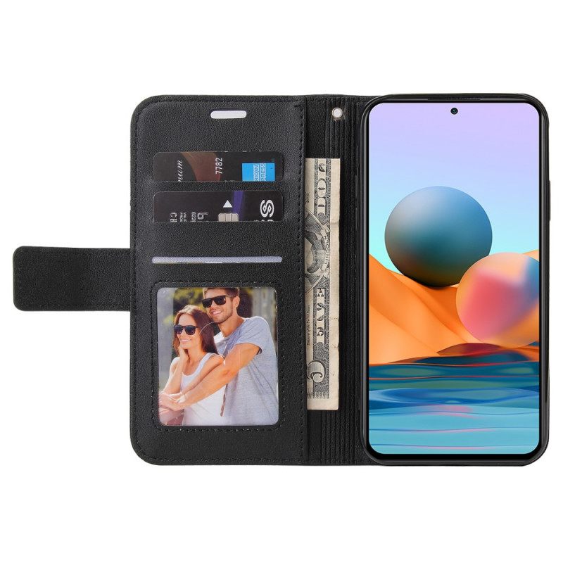 Kotelot Xiaomi Redmi Note 10 Pro Faux Leather Gq.utrobe